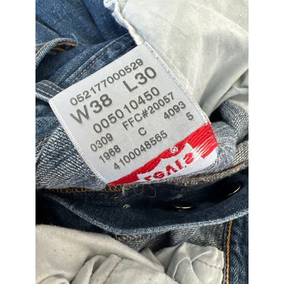 LEVI'S Men's WPL-423 501 XX Vintage Denim Medium Button Fly Blue Jeans Sz 36x29 - Picture 10 of 13